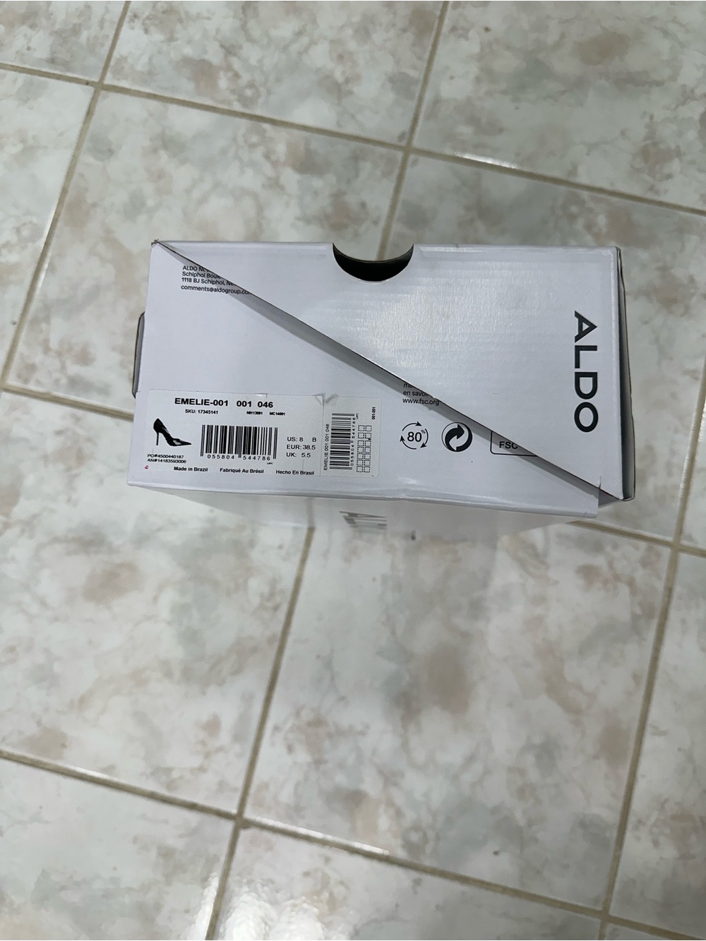Aldo White Women's Heels Shoe Box